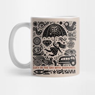 lucy in the sky with diamonds, beatles t-shirts Mug